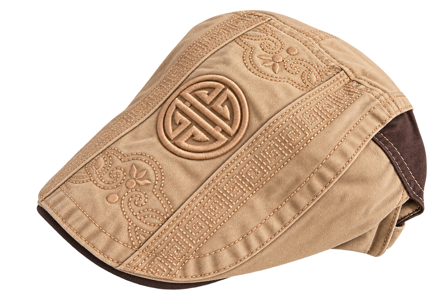 Embroided Flat Cap