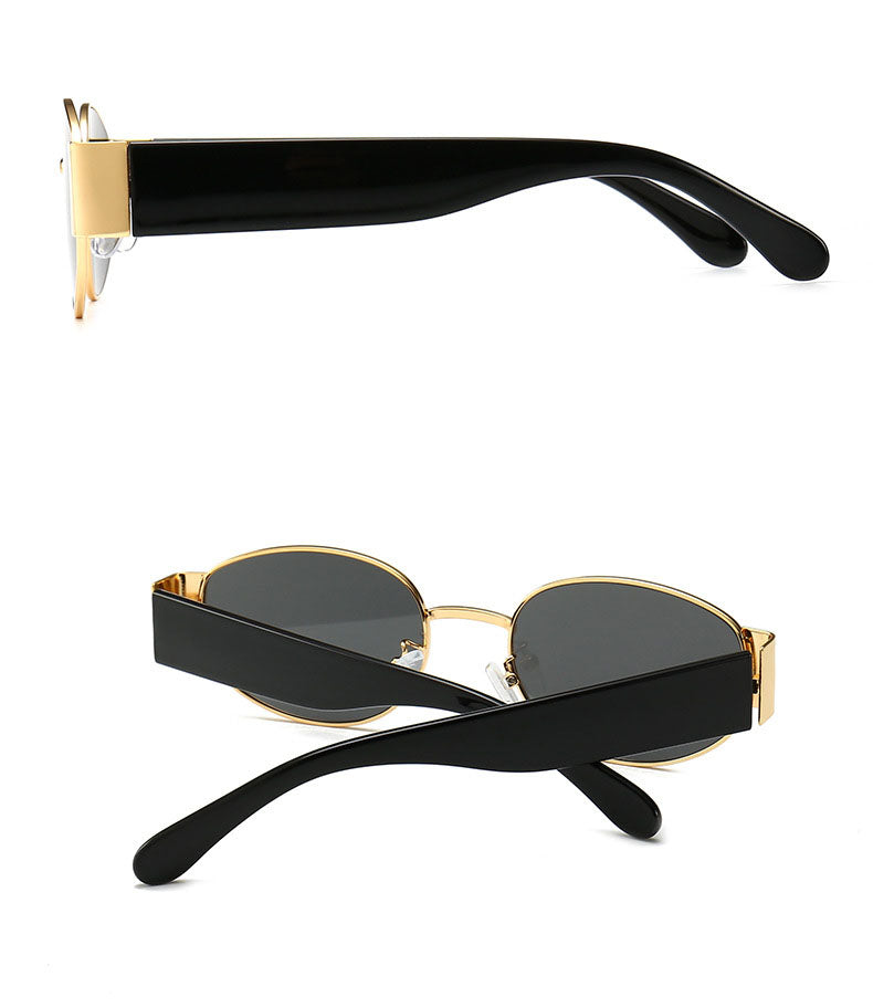 Mens wide oval sunglasses