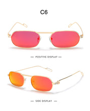 Load image into Gallery viewer, NEW Oval gold rimmed sunglasses
