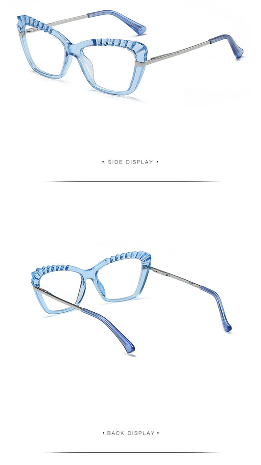 Anti blue edged glasses
