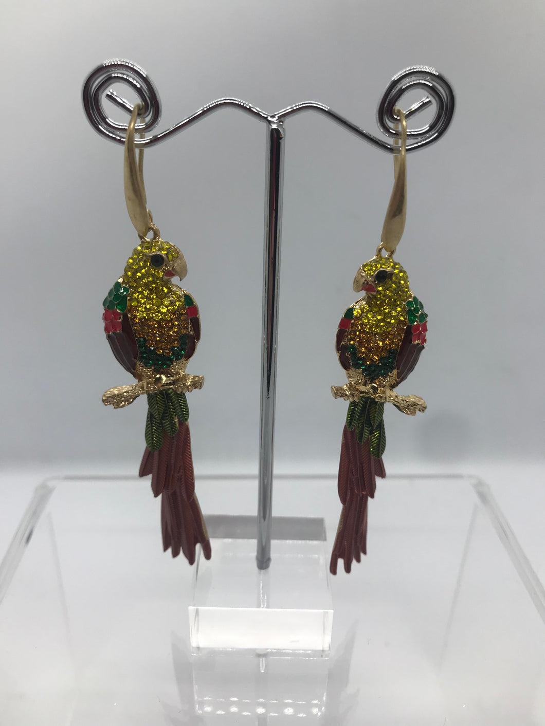 Parrot earrings