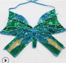 Load image into Gallery viewer, Sequin and beaded butterfly top
