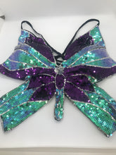 Load image into Gallery viewer, Sequin and beaded butterfly top
