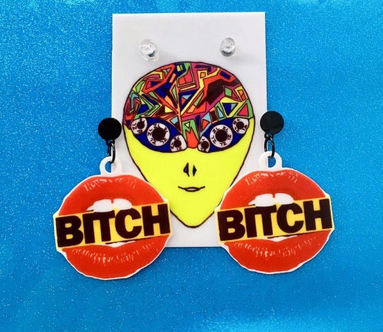 Bitch earrings