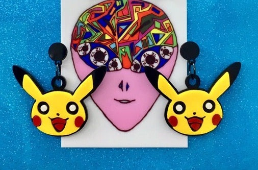 Pickachu earrings